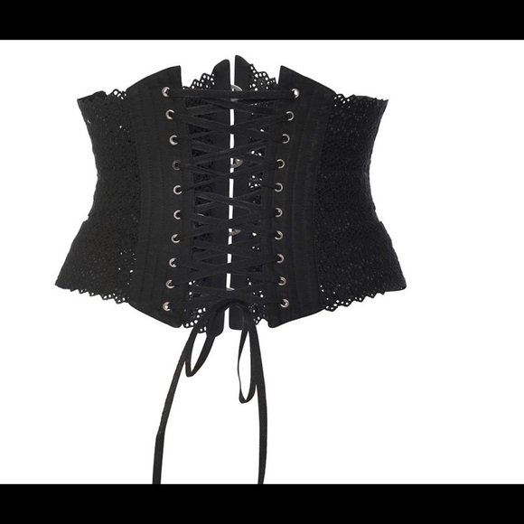 Philosophy Embroidered Poplin 4 Fastener Corset - Picture 3 of 10